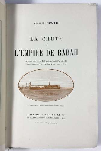 Gentil, Emile<br />
La Chute de l'Empire de Rabah<br />
Pari...