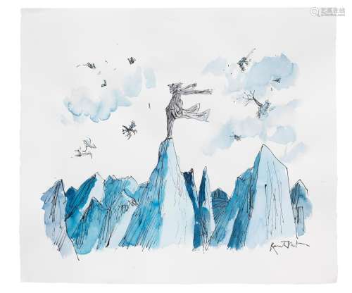 Sir Quentin Blake (British, born 1932) On Top of the World (...