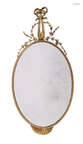 A PAIR OF GILTWOOD WALL MIRRORS, IN THE MANNER OF ROBERT ADA...