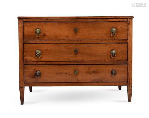 A FRENCH PROVINCIAL FRUITWOOD COMMODE, LATE 18TH/EARLY 19TH ...