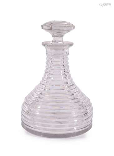 A REGENCY SHIP'S DECANTER, CIRCA 1820