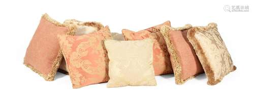 A GROUP OF EIGHT DESIGNER CUSHIONS BY BEAUMONT & FLETCHE...