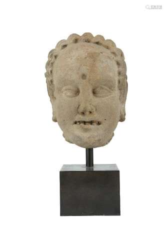 A Greek style terracotta of Buddhist Donor