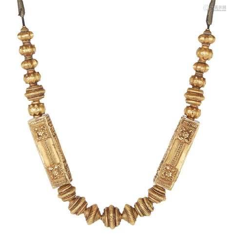 A South Indian gold necklace