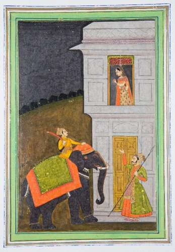 Two Provincial Mughal miniatures