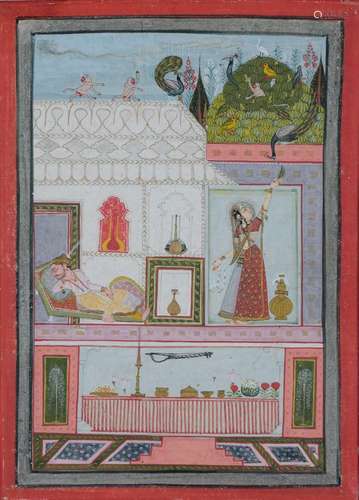 An illustration to a Ragamala series