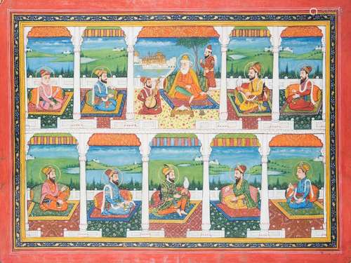 Guru Nanek and the ten Gurus