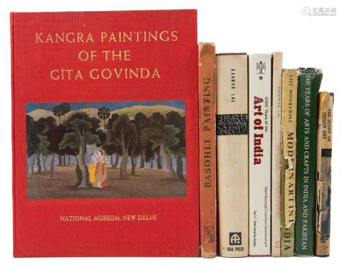 Eight books on Indian Art comprising M.S. Randhawa