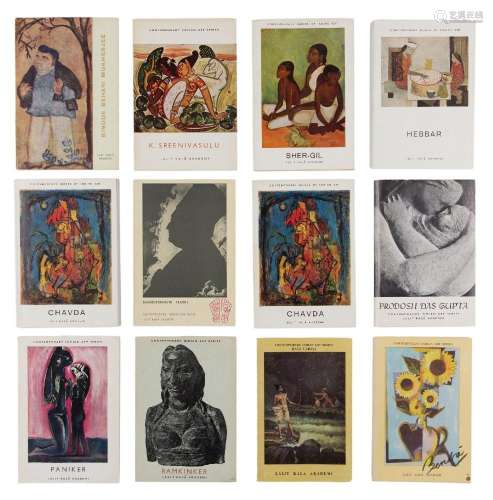 A group of twelve volumes from the Lalit Kala Akademi Contem...