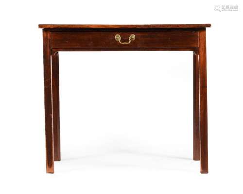 A GEORGE III MAHOGANY SIDE TABLE, OF ROYAL INTEREST, CIRCA 1...
