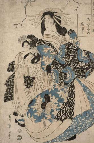 Kikukawa EIZAN (1787-1867)Oban