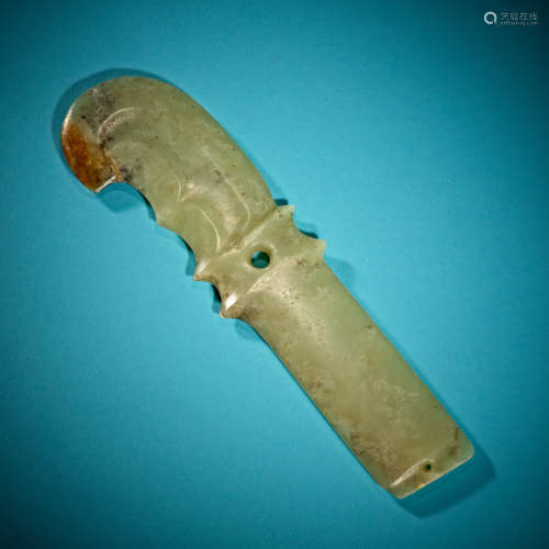 Jade axe of Chinese Hongshan culture