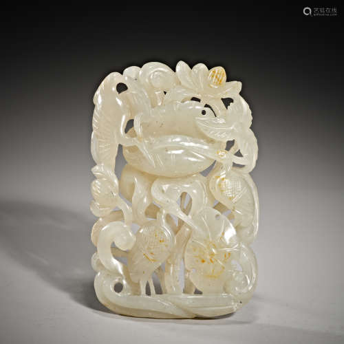 Chinese Yuan Dynasty Hetian jade brand