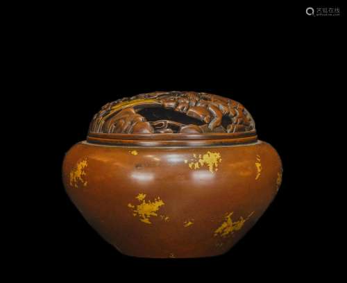 Chinese Copper fumigator of qing Dynasty