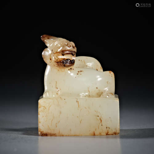 Hetian jade seal of Han Dynasty, China