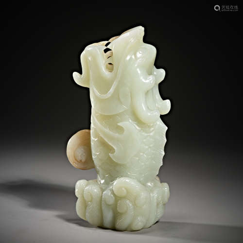 Chinese Hetian jade ware of qing Dynasty