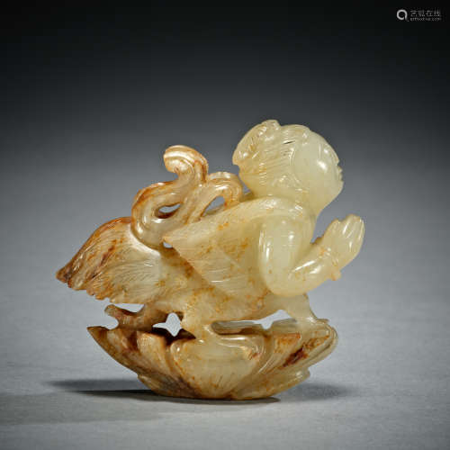 Hetian Jade Flying man in Song Dynasty of China