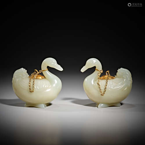Hetian Jade Duck in Song Dynasty of China