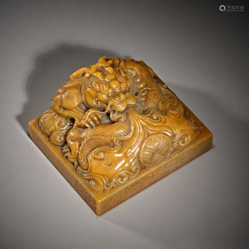 Chinese Shoushan stone seal of qing Dynasty