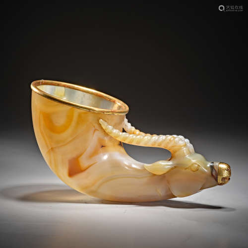 China Tang Dynasty agate cup