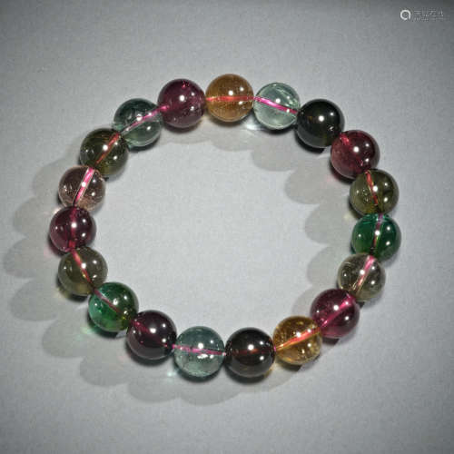Chinese Qing Dynasty tourmaline beads
