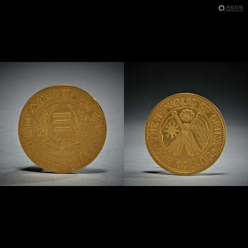Chinese pure gold coins