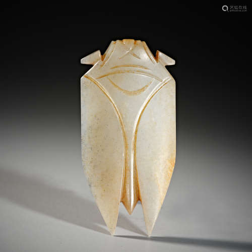 Hetian jade cicada in Ming Dynasty of China