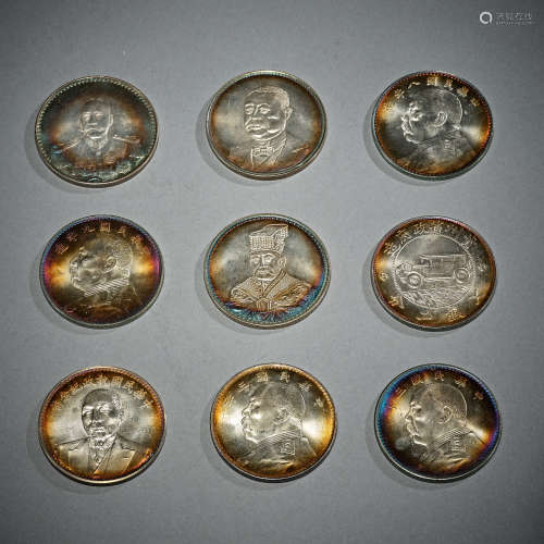 Chinese sterling silver coins