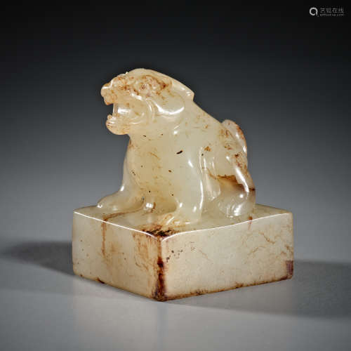 Hetian jade seal of Han Dynasty, China