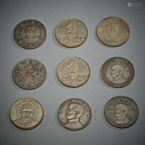 Chinese sterling silver coins