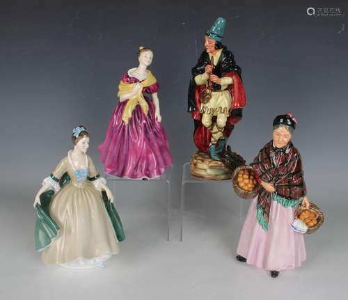 Four Royal Doulton figures, comprising The Pied Piper, HN210...