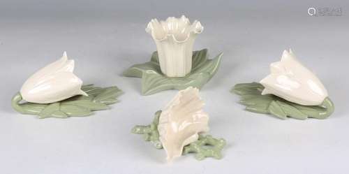 Two Royal Worcester wall pockets, circa 1903 and 1907, each ...