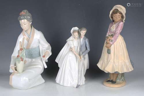 Two Lladro figures, comprising Oriental Girl, No. 4840, and ...