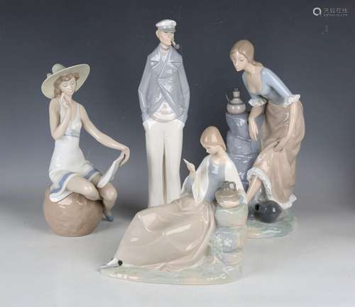 Two Lladro figures, comprising Sea Captain, No. 4621 and Pen...