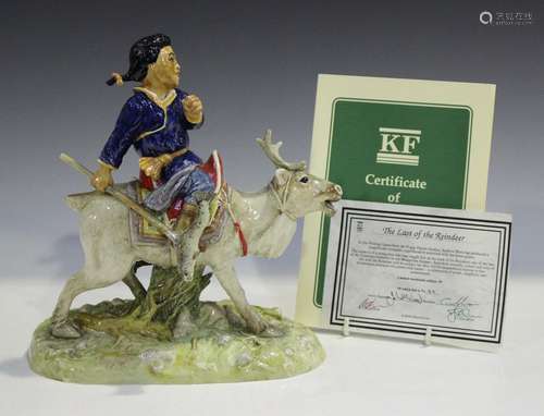 A rare Kevin Francis limited edition figure Reindeer Boy/The...