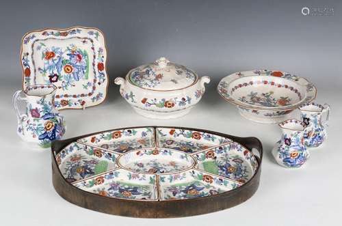 A small group of Booths The Pompadour pattern wares, includi...