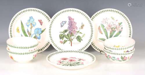 A large collection of Portmeirion tablewares, including a te...