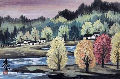 LIN FENGMIAN, RIVERSIDE SCENERY