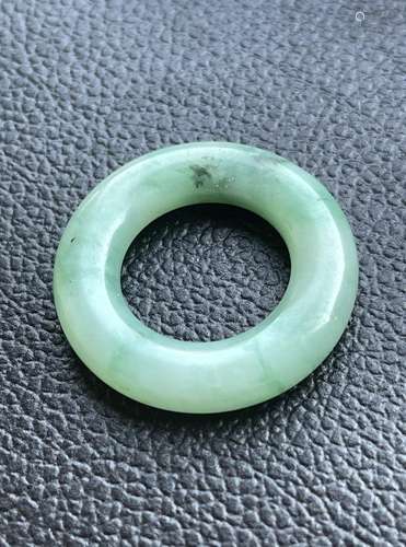 JADEITE CARVING OF PLAIN RING