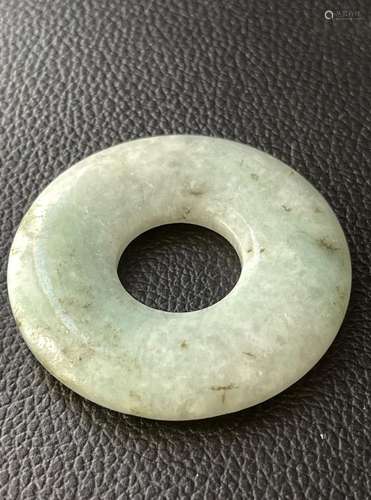 JADEITE CARVING OF PLAIN RING