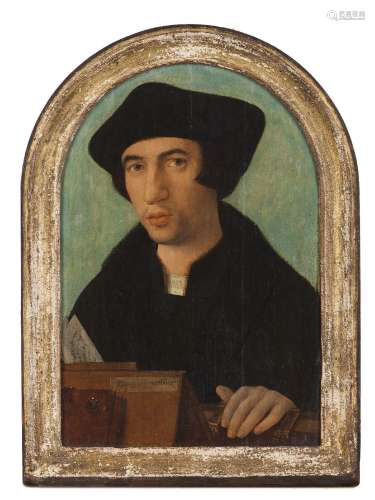 Lucas van Leyden attrib. (1494-1533) A portrait of a gentlem...