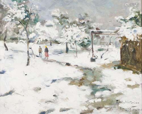 Túlio Victorino (1896-1969) "Atravessando a neve"