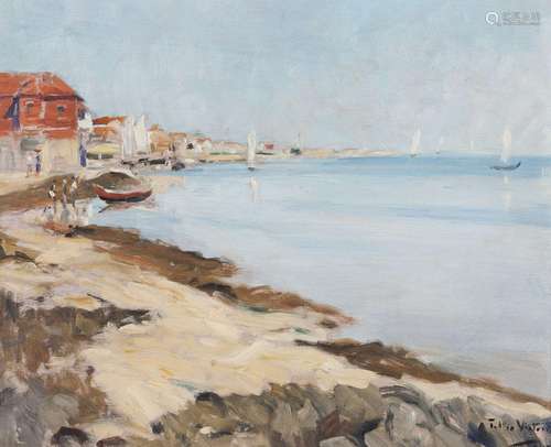 Túlio Victorino (1896-1969) "Costa Nova - Aveiro"