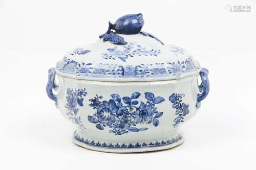 A tureen with cover