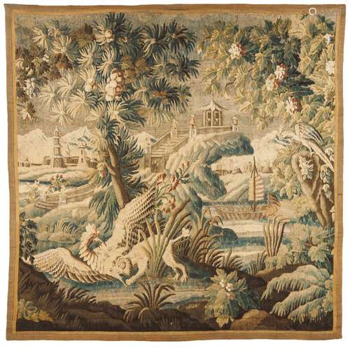 An Aubusson tapestry