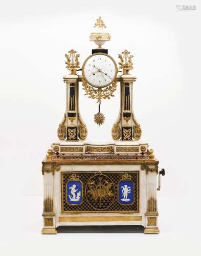 An important Louis XVI "pendule portique" by Rober...