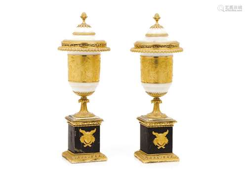 A Pair of Empire incense burners