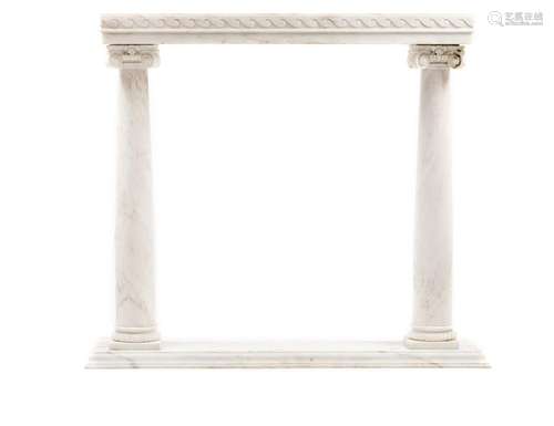 A classical style fireplace