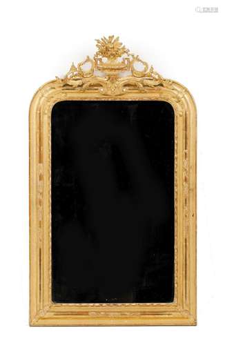 A Louis XV style mirror