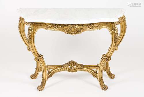 A Louis XV style console table